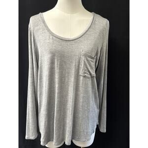 Women’s Kelly Renee Grey Silver Long Sleeve Sz L